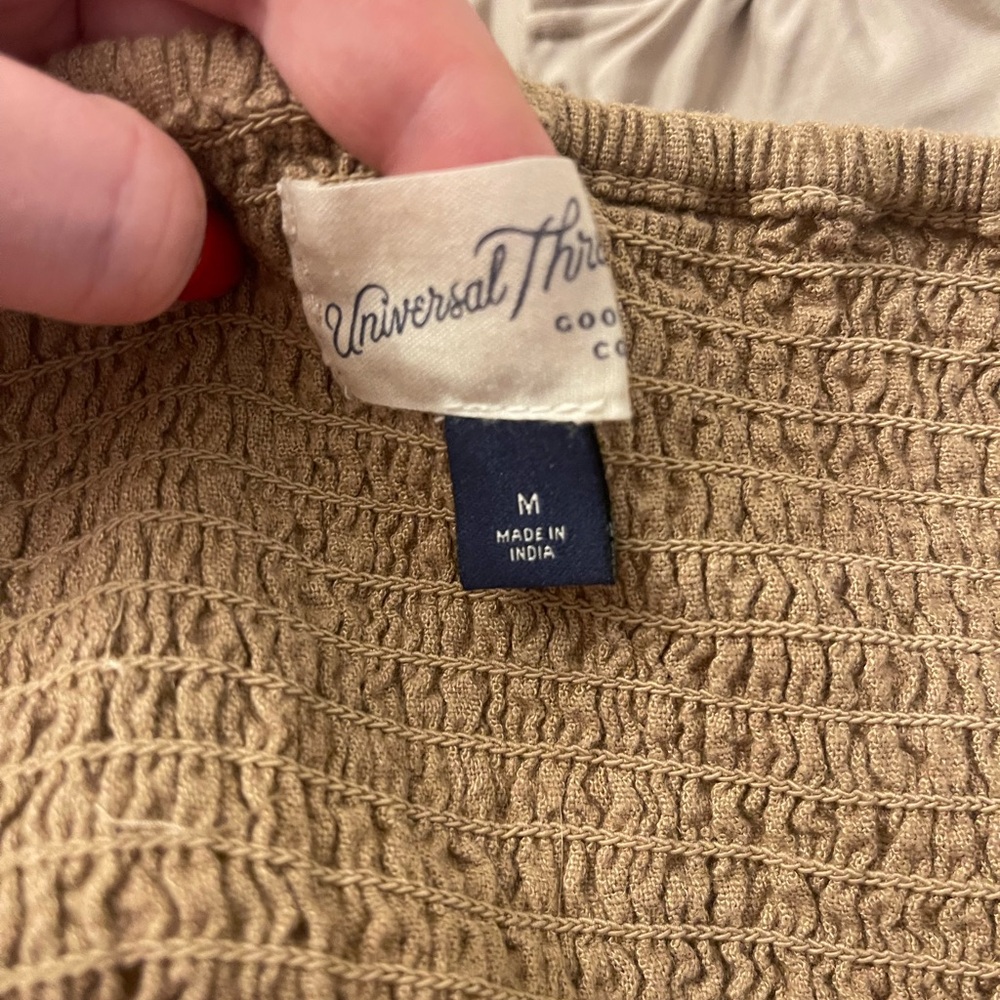 Universal Thread Medium Strapless Button-Down Top - Picture 7 of 8